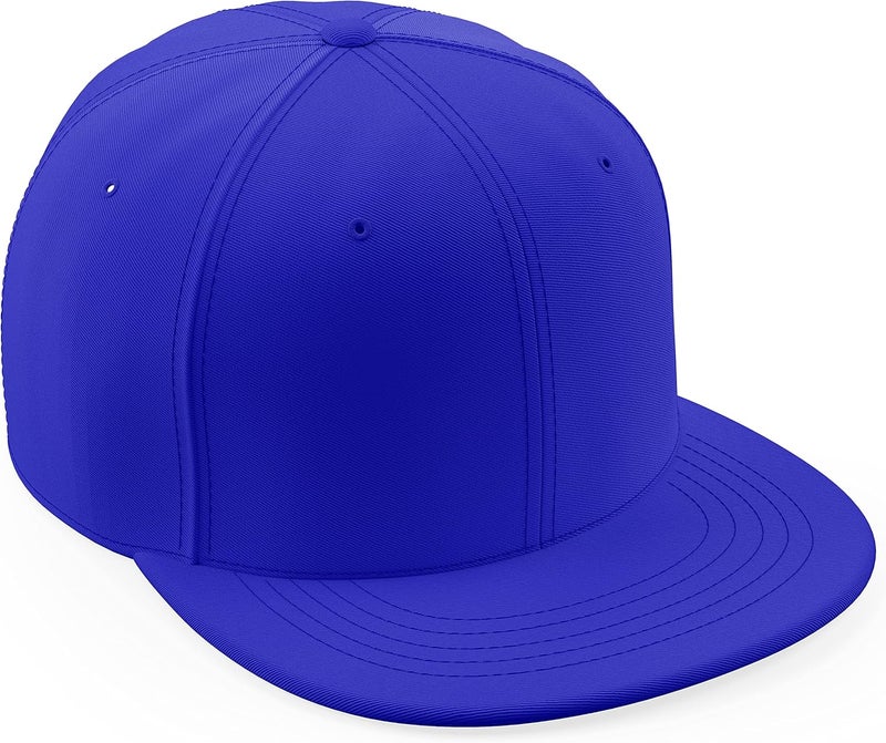 Daxton Store Classic Blank Snapback Flat Bill Visor Hat Cap One Size Adjustable Back - Image 1